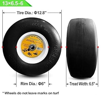 Amazon.co.jp: HORSESHOE 13x6.50-6 フラットフリースムーズ